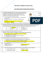 Scienc Test Answer Key DPSBN