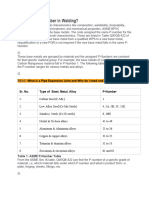 What Is The P Number in Welding ..