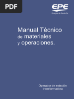 Manual Técnico - Operador de Estaciones Transformadoras