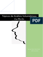 Topicos de Analisis Volumetricos Cu - PB - ZN