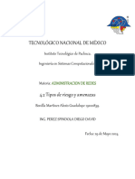 4.2 Tipos de Riesgo y Amenazas