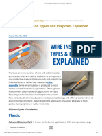 Wire Insulation Types and Purposes Explained