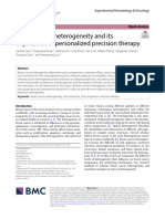 Breast Cancer Heterogeneity and Its Implication in Precision Medecine