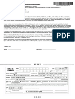 ECS/NACH/Direct Debit Mandate