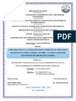 Amélioration Et Automatisation Complète Du Processus de Nettoyage Des Caisses À SOTIBE