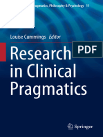 Research in Clinical Pragmatics: Louise Cummings Editor