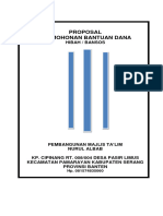 Proposal Permohonan Bantuan Dana: Hibah / Bansos