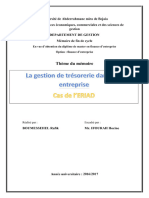 La Gestion de Trésorerie Dans Une Entreprise