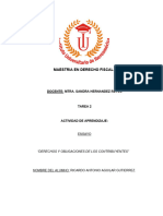 Tarea 2 Ensayo Derechos Obligaciones Contribuyente