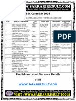 SSC Calendar