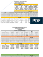 Horarios Reforzamiento - Segunda Recuperación - Mat y Vesp