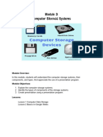 Module 3 Computer Storage Systems (Lesson1)