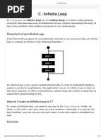 C - Infinite Loop