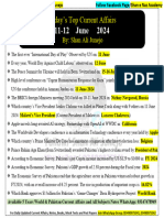 12 June Current Affairs 