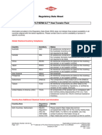 SYLTHERM™ XLT Heat Transfer Fluid-Regulatory Data Sheets-Undefined