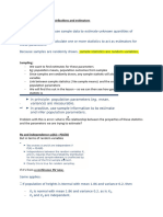 L3 Sampling, Sampling Distributions and Estimators