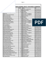 Lista de Aprovados Proba 20221 Segunda Chamada