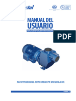 Manual Linea-1 06 Electrobomba Autocebante Monoblock