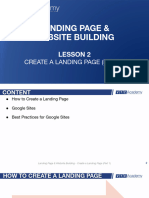 Lesson 2 - Create A Landing Page (P1)