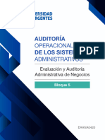 AuditoriaAdministrativade Sistemas