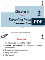 ICAEW Chapter 3 Recording Financial Transactions