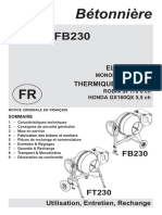 Betonniere Vito vt230 Notice FR