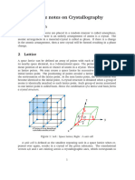 Crystallography