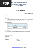 Cotizacion Chacongesa 2024