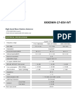 Specification Sheet XXXDWH 17 65V IVT