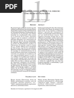 Patiño Arago Alejandro - El Sentimentalismo Moral en Hume y El Derecho Como Hecho en Olivercrona