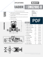 Ficha Tecnica Motoniveladora Sany SMG200C8