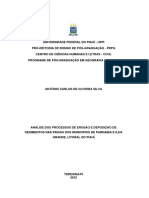 Antonio Carlos Dissertação de Mestrado Análise Dos Processos de Erosão e Deposição Paraimpressão