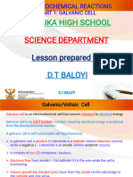 Chemistry Grade 12 Electrochemical Reactions Part 1