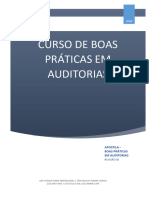 CURSO DE BOAS PRÁTICAS EM AUDITORIAS - Apostila