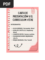 Carta de Presentación y El Curriculum Vitae