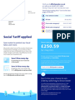 Social Tariff Applied: Visit Us at Affinitywater - Co.uk or Call Us On 0345 357 2402