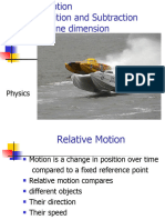 Relative Motion Power Point HS