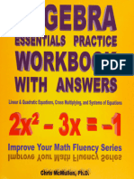 Algebra Essentials Practice Workbook With Answers - Linear & - McMullen, Chris - 2010 - (Seattle, Wash.) - CreateSpace - 9781453661383 - Anna's Archive