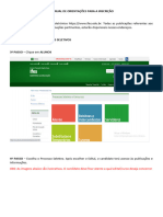 Manual de Orientação para Inscrição - Editais Cursos em Rede Cursos Pos-Graduacao