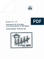 2000 Census of Population RPT No. 1 - F Western Visayas