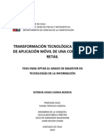 Transformacion Tecnologica Del Canal de Aplicacion Movil de Una Compañia de Retail