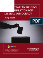 Yudin - Plebiscitarian Origins and Temptations of Liberal Democracy