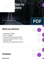 Introduction To SQL For Data Analysis