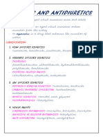 Diuretics and Antidiuretics