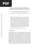 Alternative Scoring Method of Pleaurisy