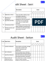 5S Check Sheet