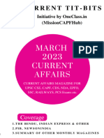 March 2023 Current Tit-Bits by OneClass - in - Protected - Unlocked