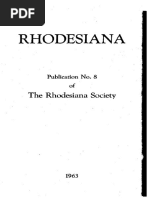 Rhodesiana - Volume8