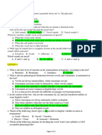 Phonetics and Phonology Exam Review