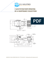 Wheatley GASO Piston Pump Operating Instructions